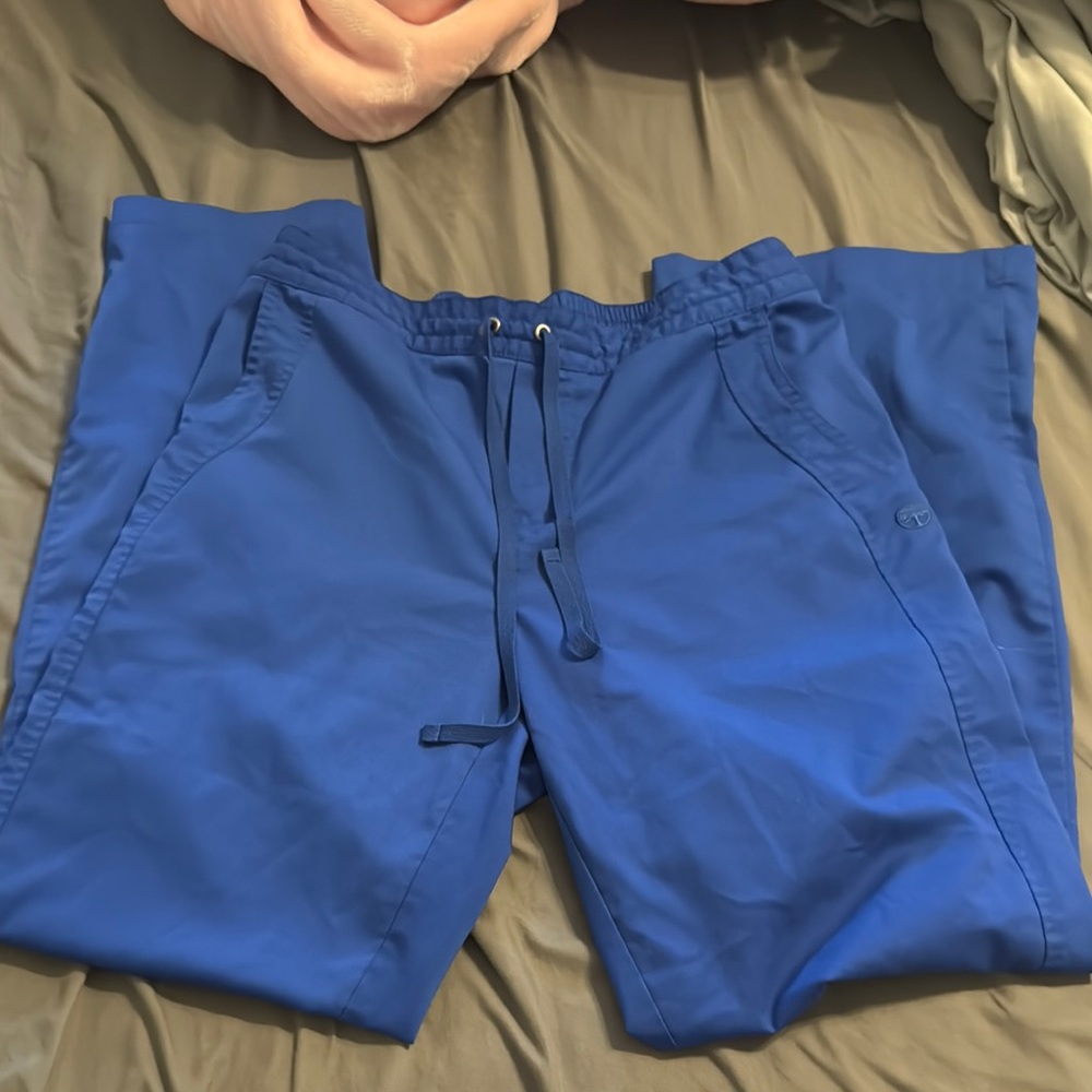 Woman’s Galaxy Blue Scrub Pants